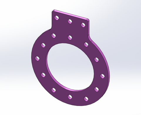 Centre Hub Mount for ONLY 1 Accessory - Modular Steering Assembly - UPACLICK
