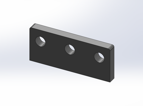 Mild Steel Chassis WELD ON Tab - Modular Steering Assembly - UPACLICK
